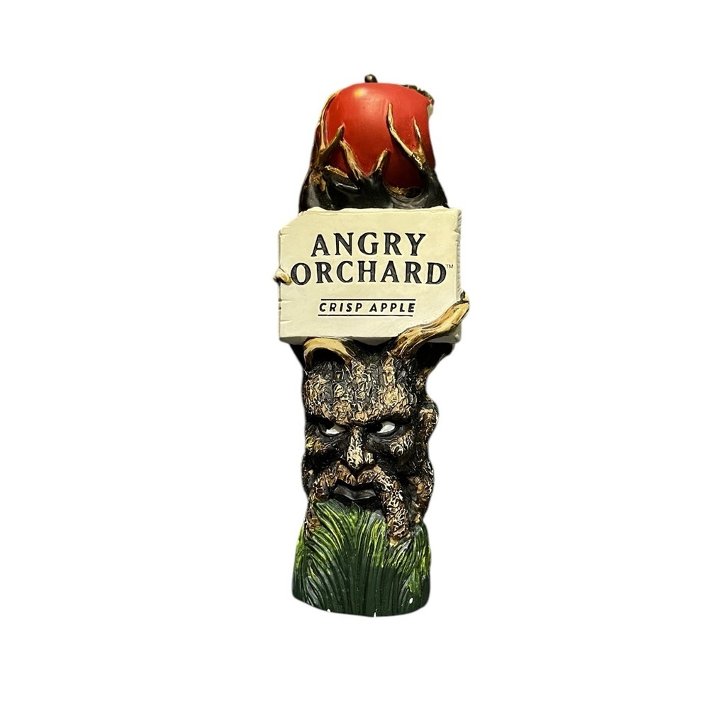 Angry Orchard Crisp Apple Hard Cider Resin Tap Handle. GUC